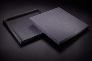 Box Lid and Bottom - Zoom in to see great paper structure.