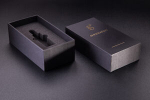 Box Lid and Bottom with foam inlay.