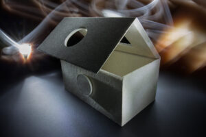 Pudełko krawędziowe Click-box na wizytówki