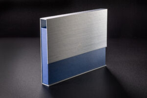 Box for vertical use.